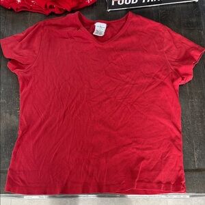 Calvin Klein Jeans Red Short Sleeve Tee